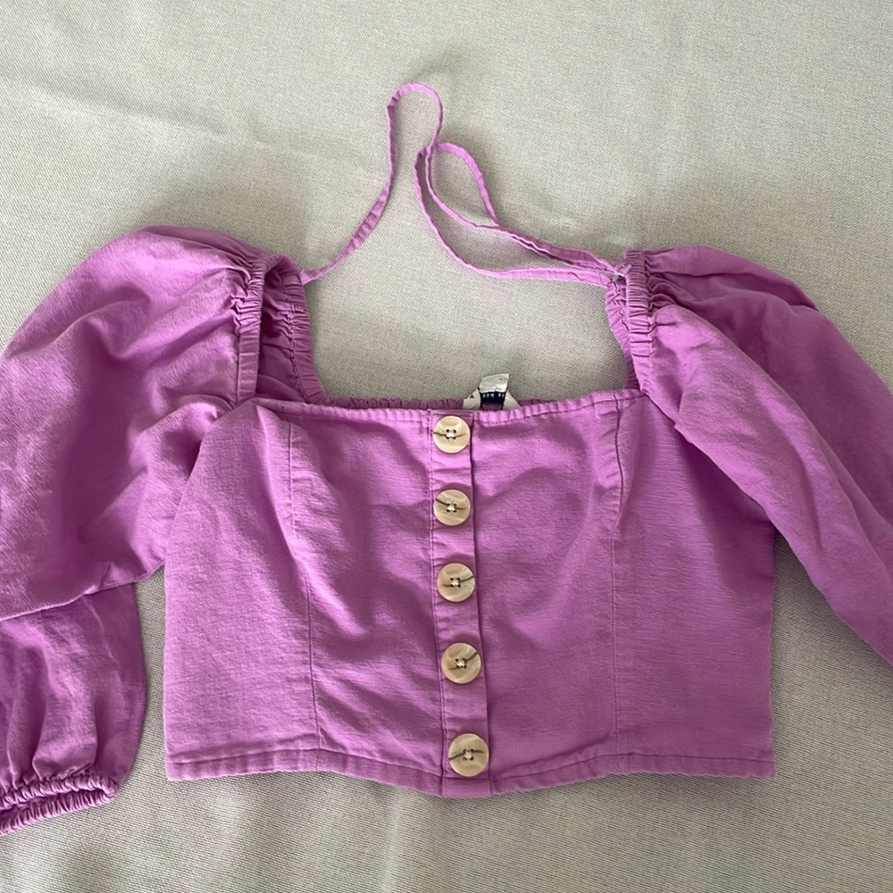 American Eagle Magenta Top